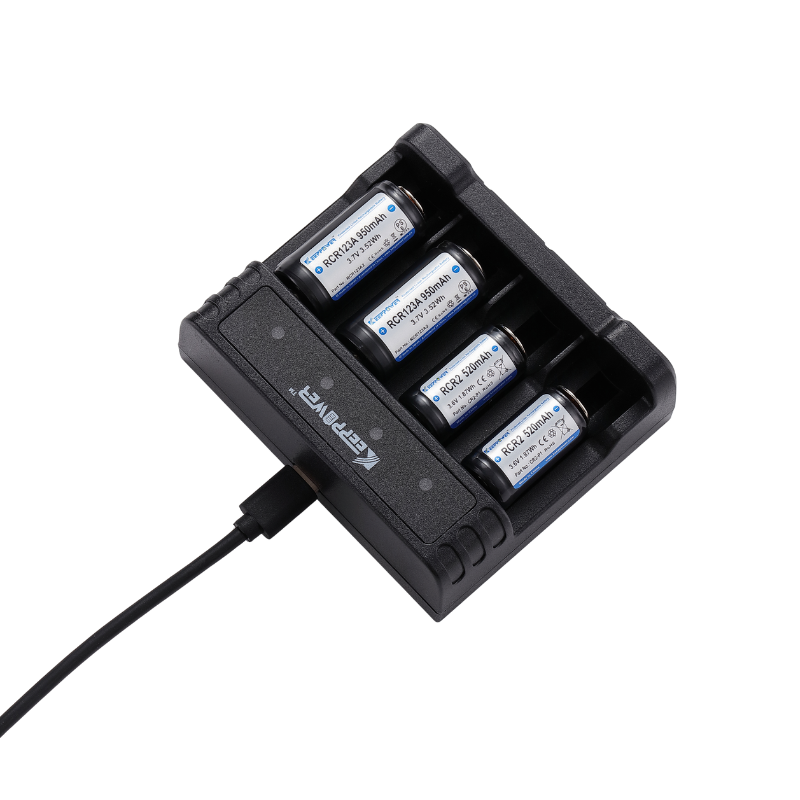 Li-ion oplaadbare batterijlader RCR4