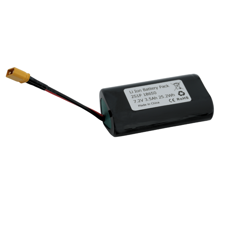 2S1P 18650 7.2V 3.5Ah-1