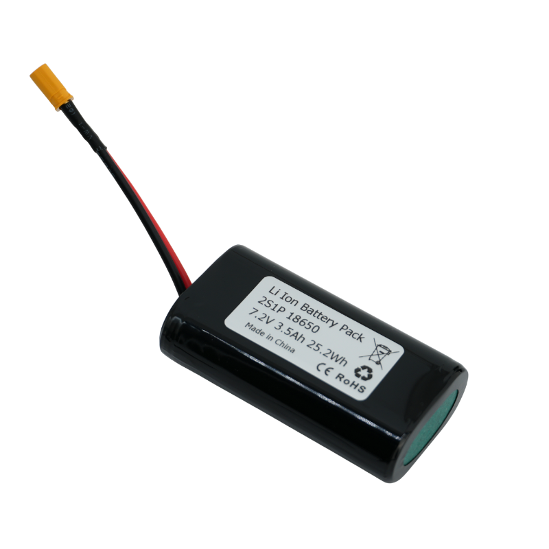 2S1P 18650 7.2V 3.5Ah-3