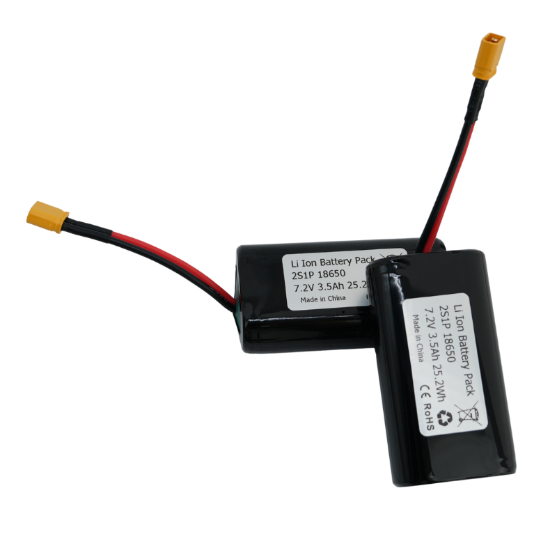 2S1P 18650 7.2V 3.5Ah-4